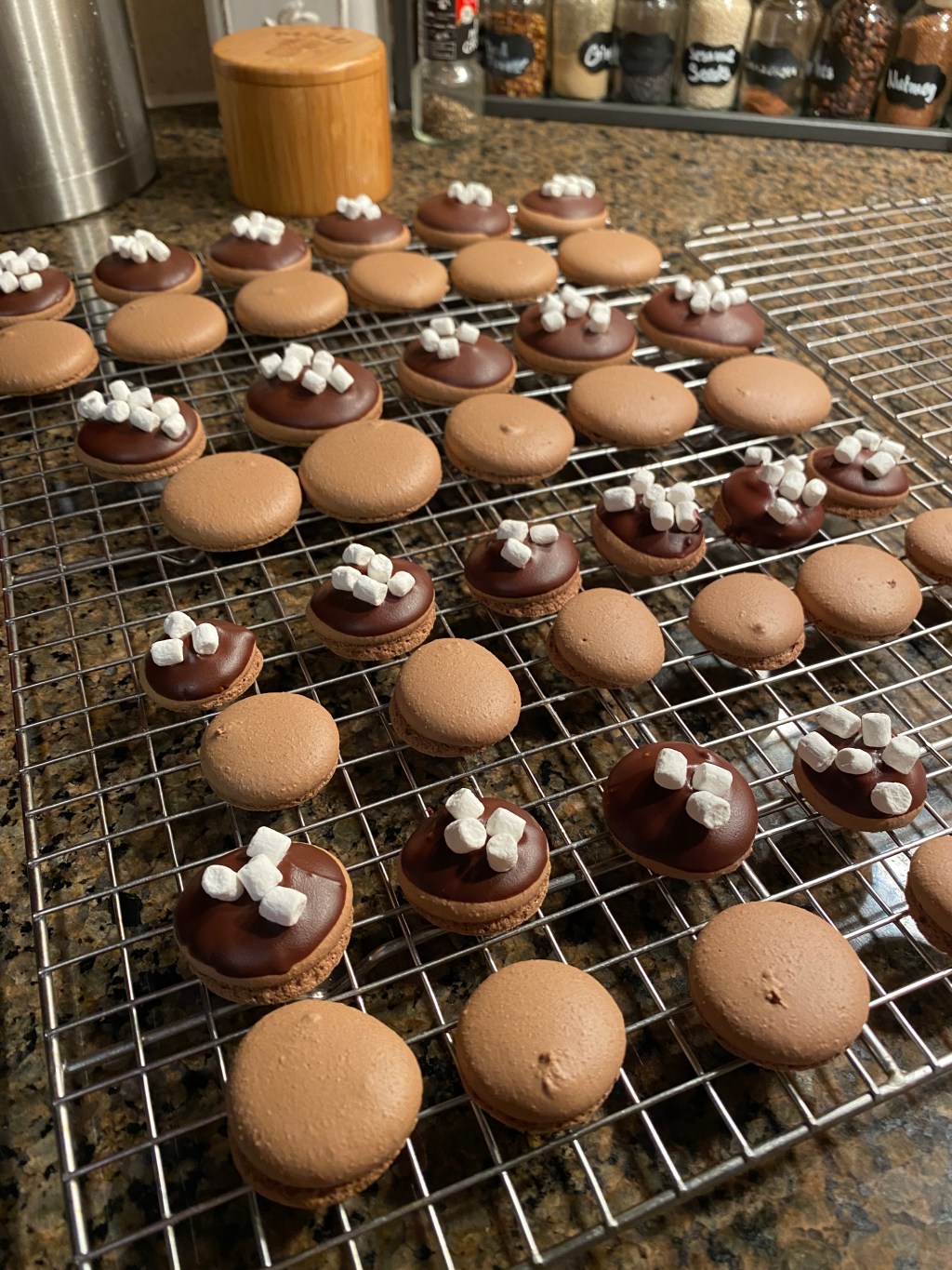 Hot Chocolate Macarons