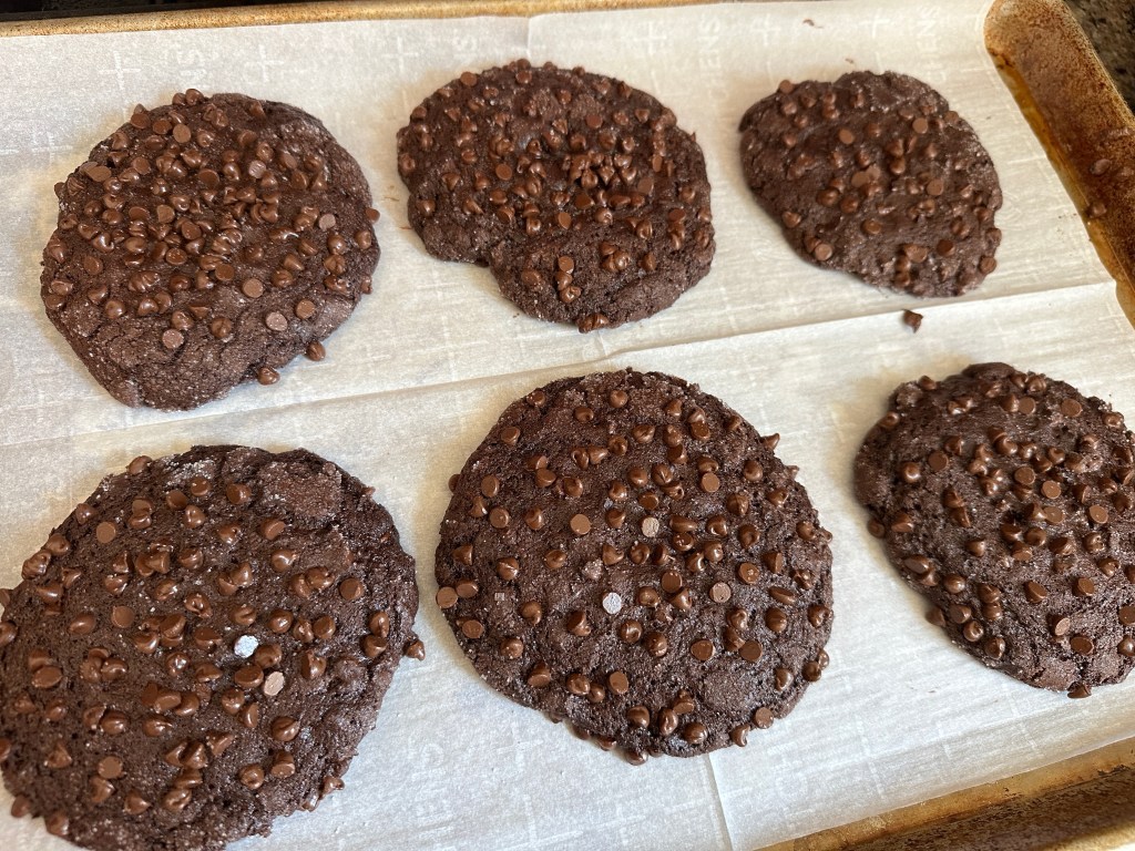 Fudgy Double Chocolate&nbsp;Cookies