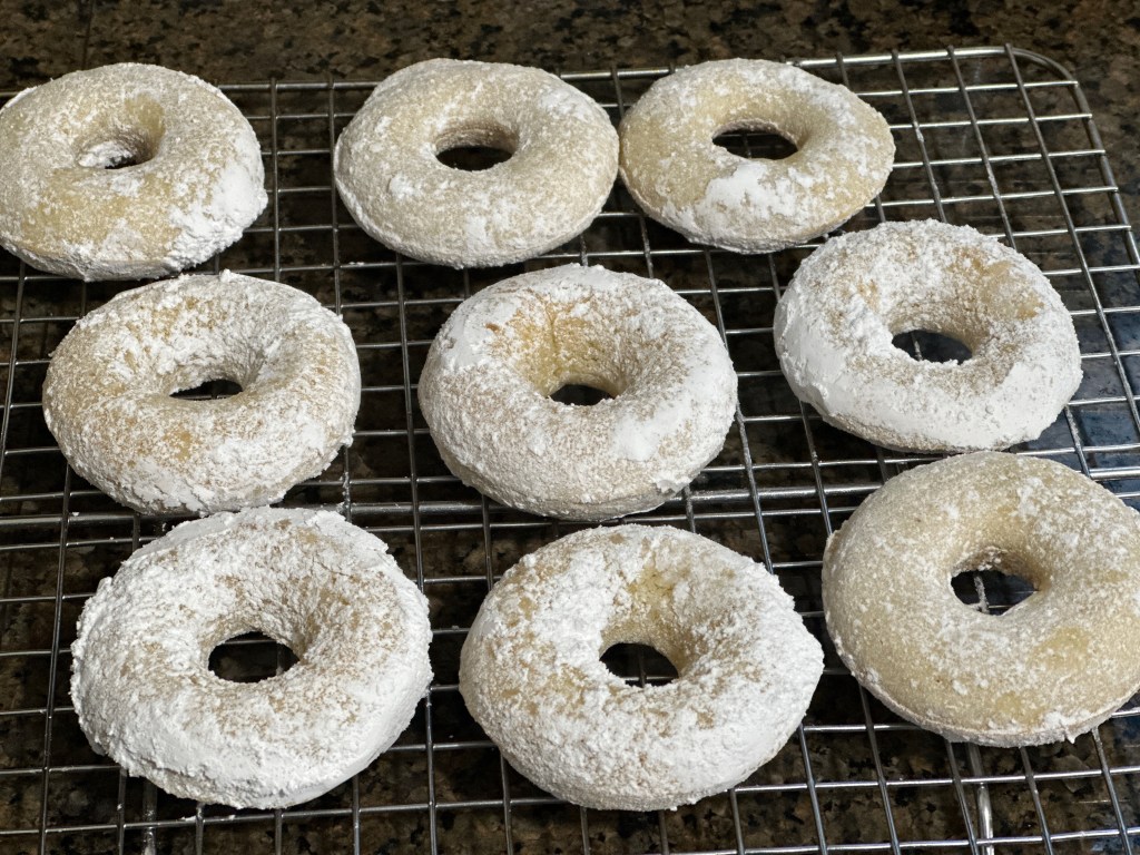 Powdered Sugar Donuts