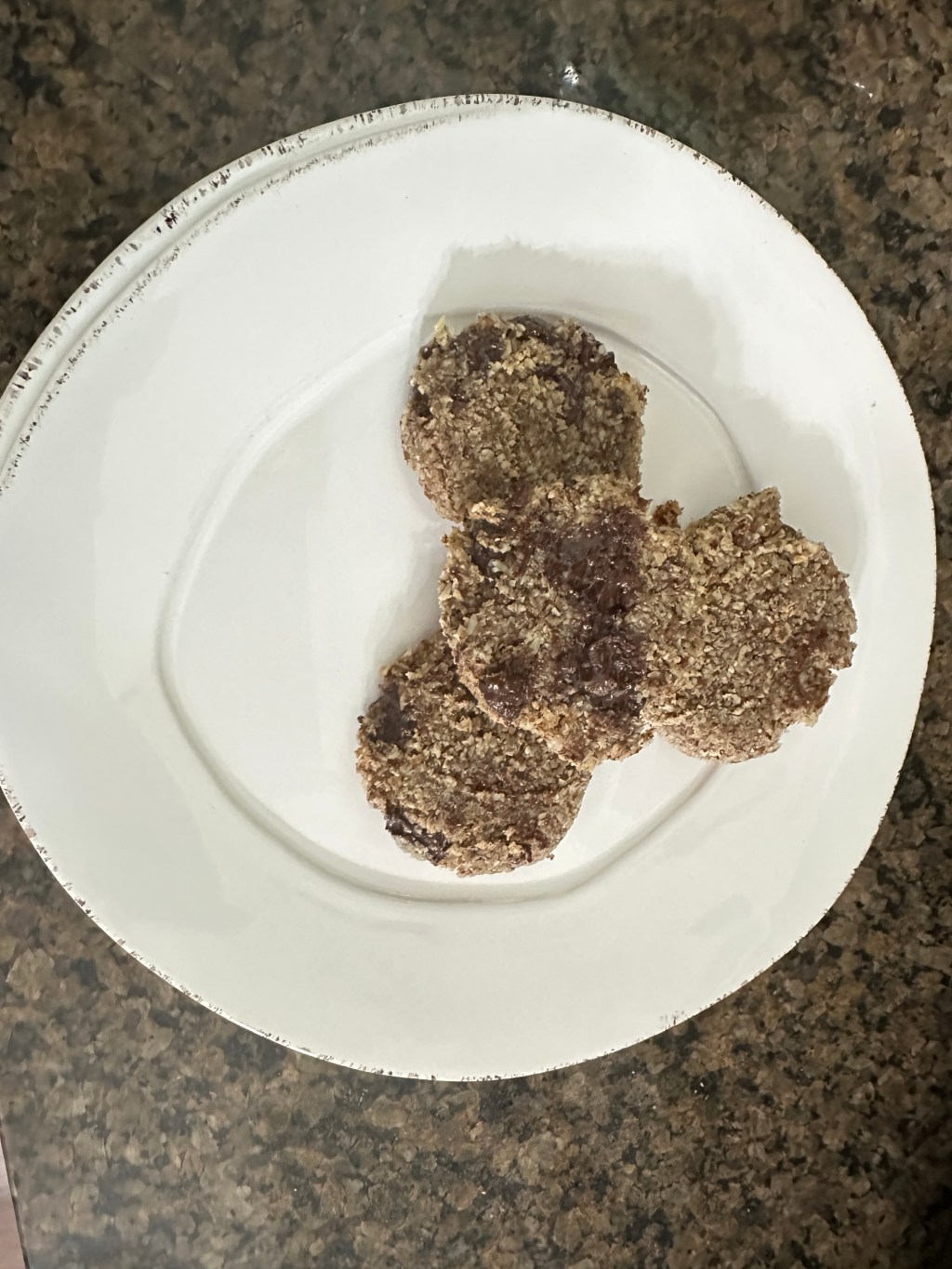 Flourless Hazelnut Cookies with Chocolate